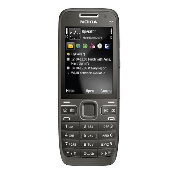 Nokia E52 60MB 3G Black Unlocked (Refurbished-Grade A)