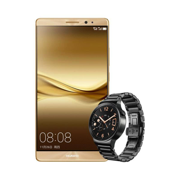 Huawei Mate 8 128GB 4G LTE Champagne Gold w/ Smart Watch Unlocked